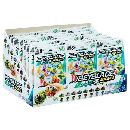 HASBRO Beyblade Mini Tops Blind Bag, Assorted Colors, 24PK HSBB9508